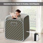 Portable Steam Sauna Tent with Foot Massager