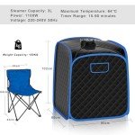 Portable Sauna Tent with Adjustable Temperature & Timer
