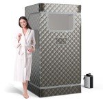 Portable Home Sauna Tent with 3L Steamer