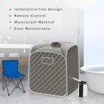 Portable Steam Sauna Tent with Foot Massager