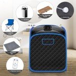 Portable Sauna Tent with Adjustable Temperature & Timer