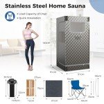 Portable Home Sauna Tent with 3L Steamer