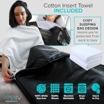 Premium Portable Infrared Sauna Blanket with Towel