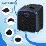 Portable Steam Sauna Tent with Massage & Timer