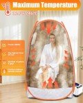 MQUPIN Portable Home Steam Sauna with Chair