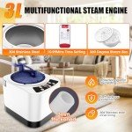 MQUPIN Portable Home Steam Sauna with Chair