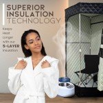 Portable Infrared Sauna Tent for 1-2 People