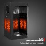 Portable Infrared Sauna Tent with Heating Plates