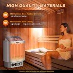 Mxmoonant 6KW Electric Sauna Heater for Home & Spa