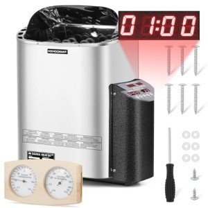 Mxmoonant 6KW Digital Sauna Heater with Hygrothermograph