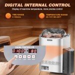 Mxmoonant 6KW Digital Sauna Heater with Hygrothermograph