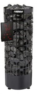 Harvia Cilindro 9kW Black Steel Sauna Heater