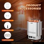 Mxmoonant 6KW Electric Sauna Heater for Home & Spa