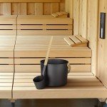 Navaris Black Sauna Kit: 3 Essential Spa Accessories