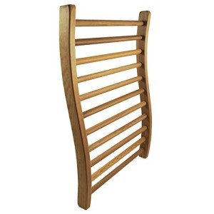 Cedar S-Shape Sauna Backrest for Ultimate Comfort