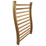 Cedar S-Shape Sauna Backrest for Ultimate Comfort