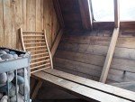 Cedar S-Shape Sauna Backrest for Ultimate Comfort