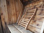 Cedar S-Shape Sauna Backrest for Ultimate Comfort