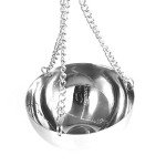 Stainless Steel Sauna Aroma Bowl with Wooden Plate
