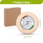 2-in-1 Sauna Thermometer and Hygrometer – High Accuracy