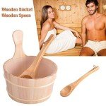 Wooden Sauna Bucket and Ladle Set - 4L