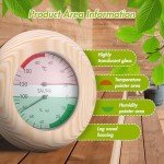 Wooden Sauna Thermo-Hygrometer – 2-in-1 Precision Tool