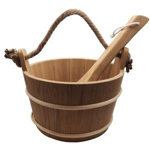 Cedar 6L Sauna Bucket with Ladle