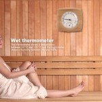 Haosie 2-in-1 Sauna Thermometer and Hygrometer