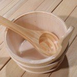 Wooden Sauna Bucket and Ladle Set - 4L