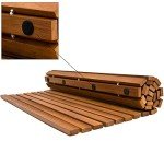 Acacia Wood Non-Slip Sauna Shower Bath Mat