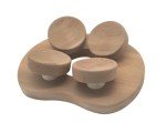Ergonomic Red Cedar Sauna Headrest Pillow