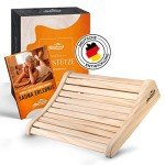 Ergonomic Wooden Sauna Headrest for Comfort