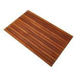 Premium Teak Shower and Bath Mat for Saunas