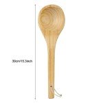 HERCHR Wooden Sauna Ladle – 15.3in Bath Spoon