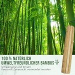 Bamboo Sauna Floor Mat with Rolling Frame 100x50 cm