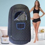 Portable Home Sauna Tent for Relaxation and Wellness