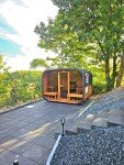 Wood-Fired Electric Outdoor Sauna - Handmade Wood