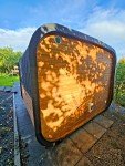 Wood-Fired Electric Outdoor Sauna - Handmade Wood