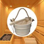 Wooden Sauna Bucket and Ladle Set - 6L