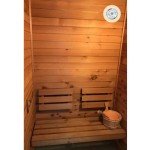 Digital Wooden Sauna Thermometer and Hygrometer Combo