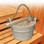 Wooden Sauna Bucket and Ladle Set - 6L