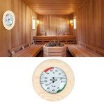 Digital Wooden Sauna Thermometer and Hygrometer Combo