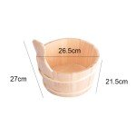 Cedar Sauna Bucket and Ladle Set – 4L