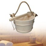 Wooden Sauna Bucket and Ladle Set - 6L