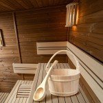 Wooden Sauna Bucket and Ladle Set