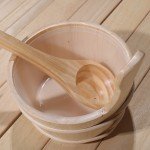 Cedar Sauna Bucket and Ladle Set – 4L