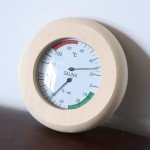 Wooden Digital Sauna Thermometer & Hygrometer 14.5x3cm
