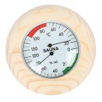 Wooden Digital Sauna Thermometer & Hygrometer 14.5x3cm