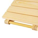Wooden Sauna Headrest and Backrest - Durable Comfort
