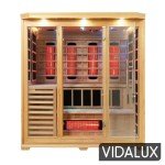 Solara Full Spectrum 4-5 Person Bench Sauna
